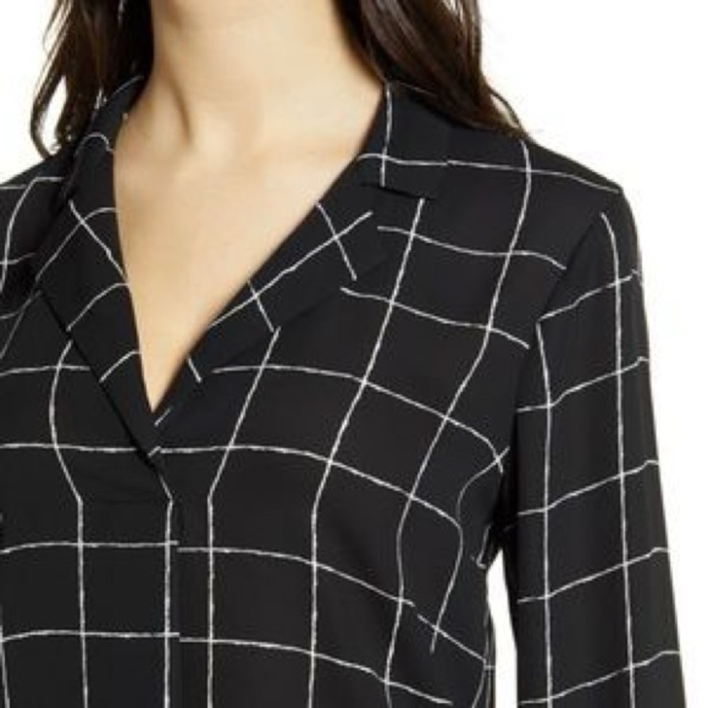 Nordstrom - All in Favor Black/White Top